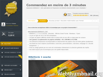 impression-billetterie.fr website preview
