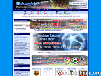 billet-match.fr website preview