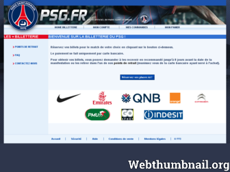 psg.francebillet.com website preview