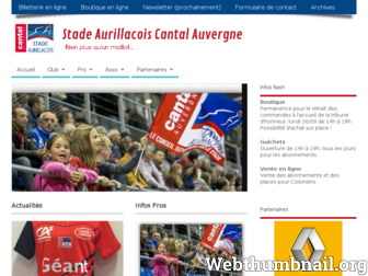stade-aurillacois.fr website preview
