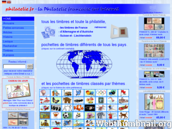 philatelie.fr website preview