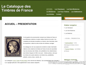 francephilatelie.com website preview