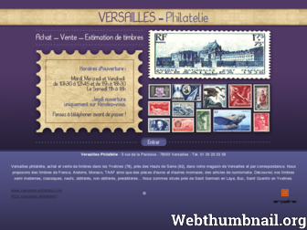 versailles-philatelie.com website preview