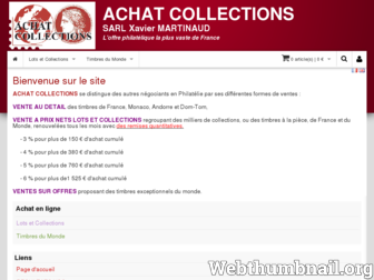 achatcollections.com website preview