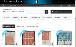 dunkerque-philatelie.com website preview