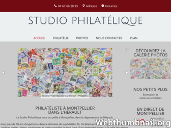 timbre-philatelie-montpellier.fr website preview