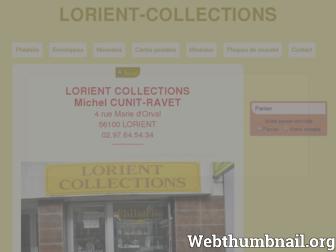 lorient-collections.com website preview