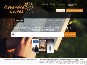 revendre-livres.fr website preview