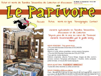papivore-toulouse.fr website preview