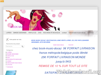 book-music-docaz.fr website preview