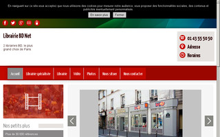 librairiebdnet.fr website preview