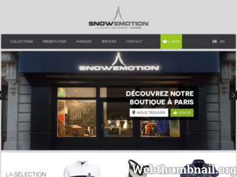 snowemotion.fr website preview