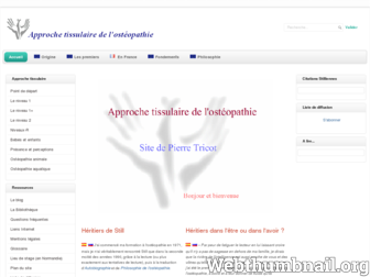 approche-tissulaire.fr website preview