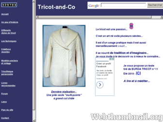 tricotandco.free.fr website preview