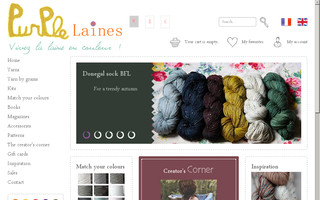 purple-laines.com website preview