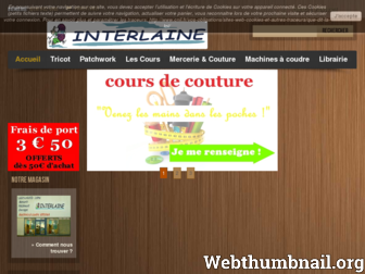 interlaine.fr website preview