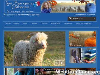 bergers-cathares.com website preview