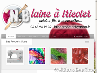 laineatricoter.fr website preview