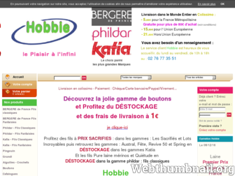 hobbie-arts.fr website preview