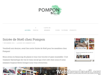 pomponlainecafe.com website preview