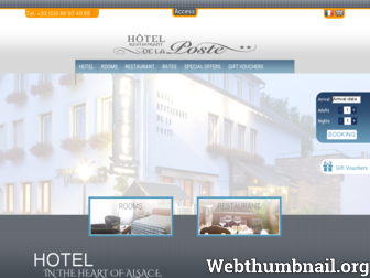 hotel-rest-laposte.fr website preview