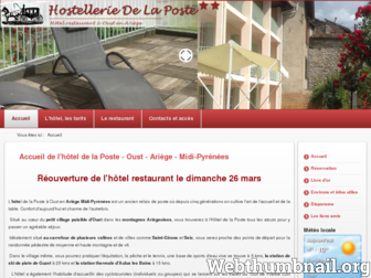 hotel-poste-ariege.com website preview