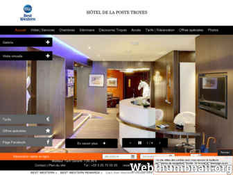 hotel-de-la-poste.com website preview