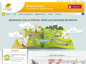 presse-poste.fr website preview
