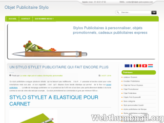 objet-publicitaire-stylo.fr website preview