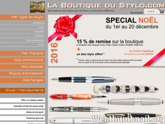 la-boutique-du-stylo.com website preview