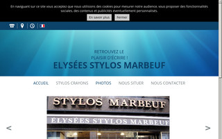 stylos-marbeuf.fr website preview