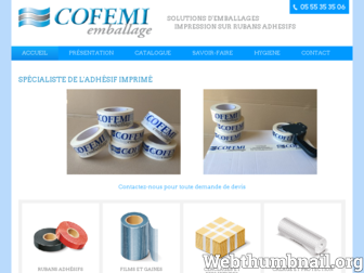 cofemi-emballage.fr website preview