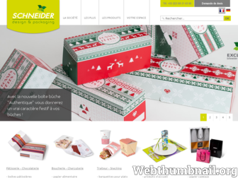 schneider-emballages.fr website preview