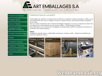 art-emballages.com website preview