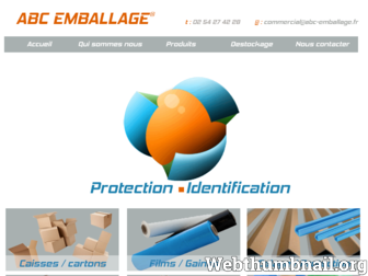 abc-emballage.eu website preview