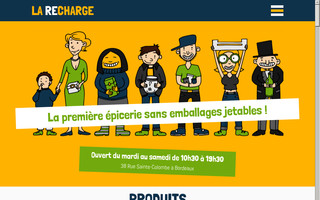 la-recharge.fr website preview