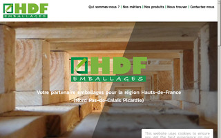hdf-emballages.fr website preview