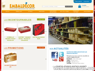 embaldecor.fr website preview