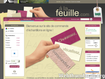alafeuille.com website preview