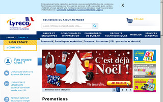 lyreco.fr website preview