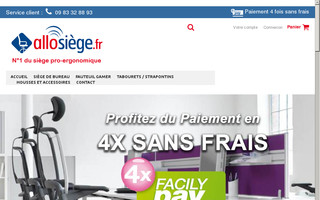 allosiege.fr website preview
