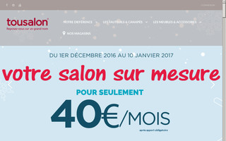 tousalon.fr website preview