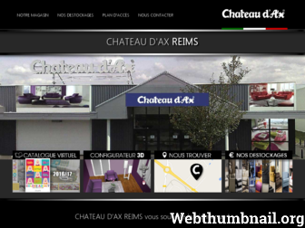 chateaudax-reims.fr website preview