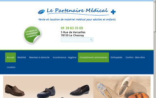 lepartenairemedical.fr website preview