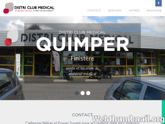 quimper.districlubmedical.fr website preview