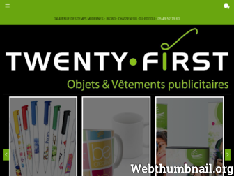 twentyfirst.fr website preview