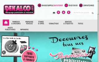 dekalco.com website preview