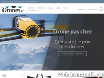idrones.fr website preview