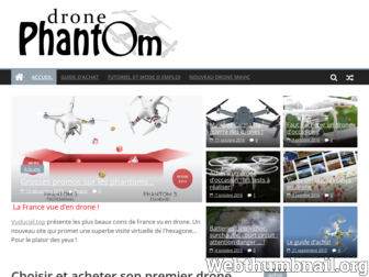 drone-phantom.fr website preview
