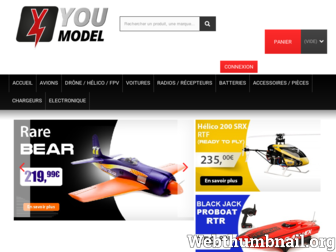 youmodel.fr website preview